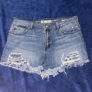 Blue Jean shorts from Rewash.
